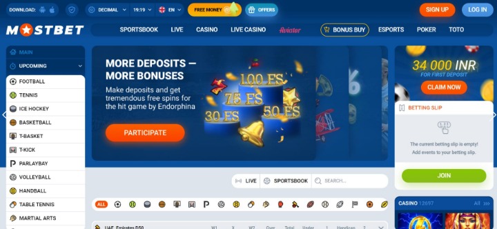 Mostbet bet